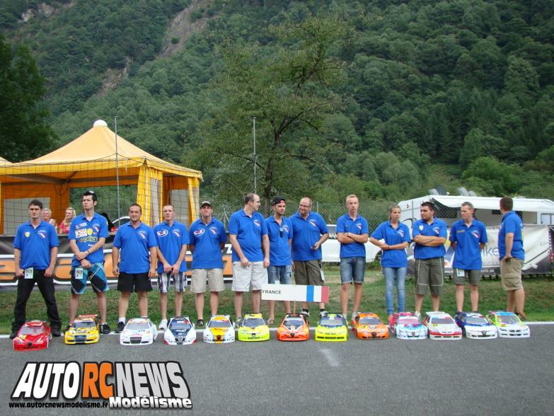 world Ifmar 1/5 Lostallo.championnat du monde de voitures de piste à l'échelle 1/5ème de tourisme sur le circuit Suisse de Lostallo du club mini racing ticino et moesa (mrtm). voitures de modélisme auto radiocommandées. markus feldmann sacré champion du monde ifmar 1/5 2013.