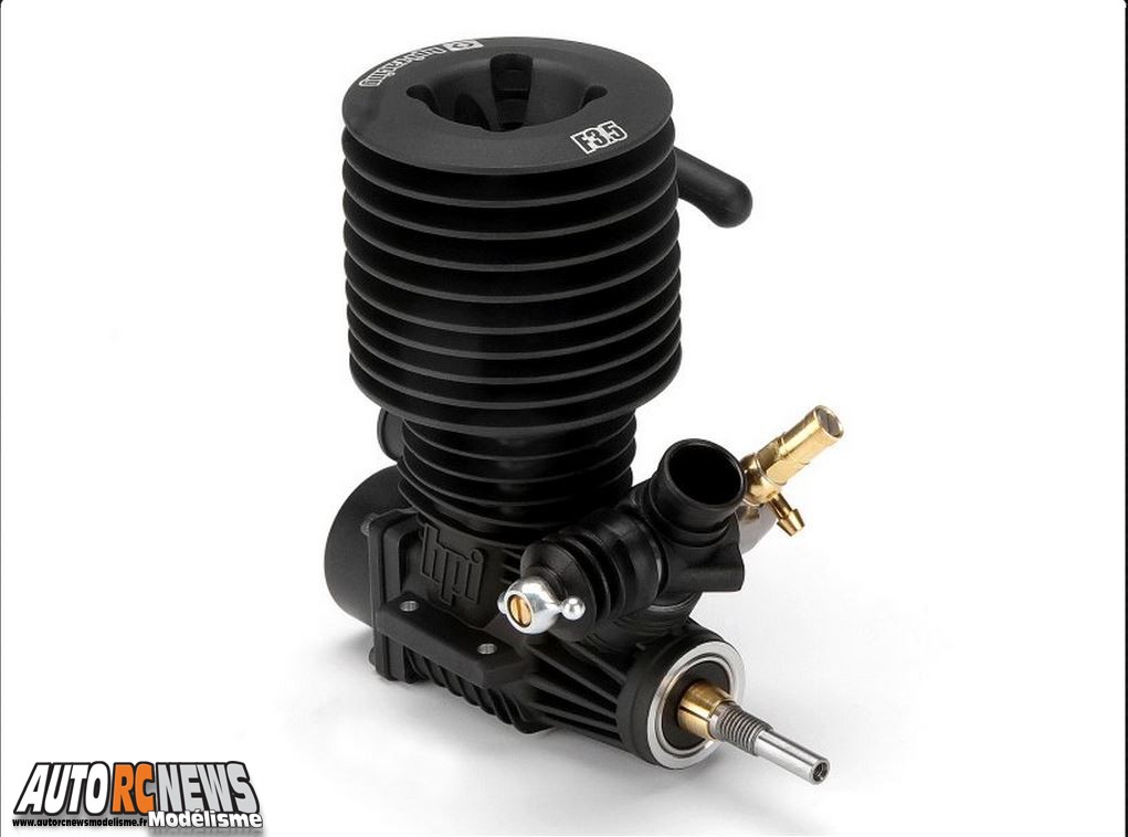 HPI Nitro Star F3.5 V2. nouveau moteur hpi nitro star F3.5 V2 pour les voitures radiocommandées thermiques TT à l'échelle 1/8ème. modélisme auto. réf : 111600