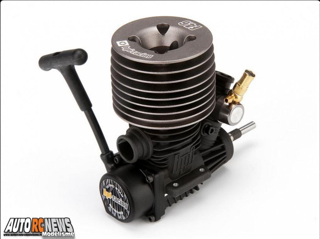 HPI Nitro Star F4.6 V2. nouveau moteur hpi nitro star F4.6 V2 pour les voitures radiocommandées thermiques dont le savage HPI et tous les autres monster trucks R/C. modélisme auto.réf : 111595
