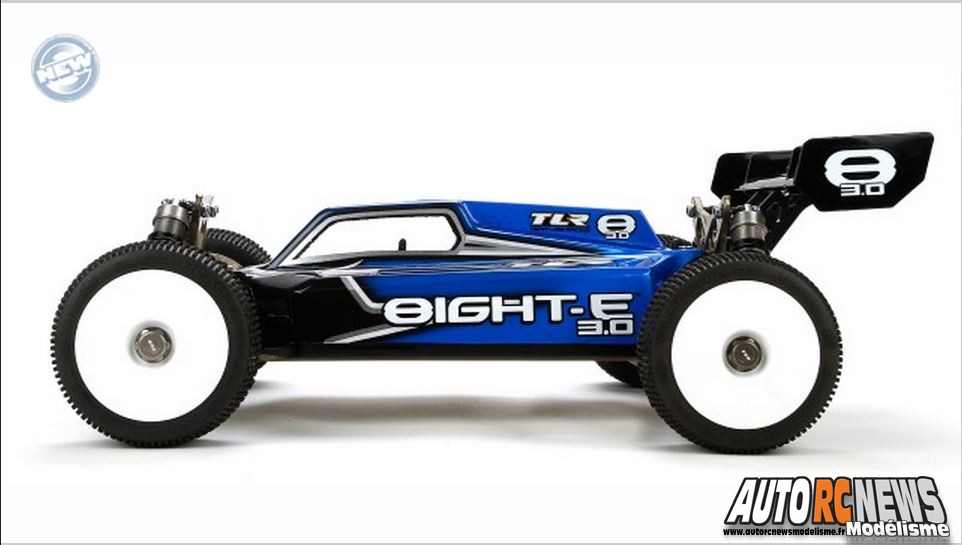 TLR 8ight-E 8 3.0 Brushless.nouvelle version team losi racing du 8ight électrique brushless. tt 1/8ème brushless radiocommandé de modélisme.