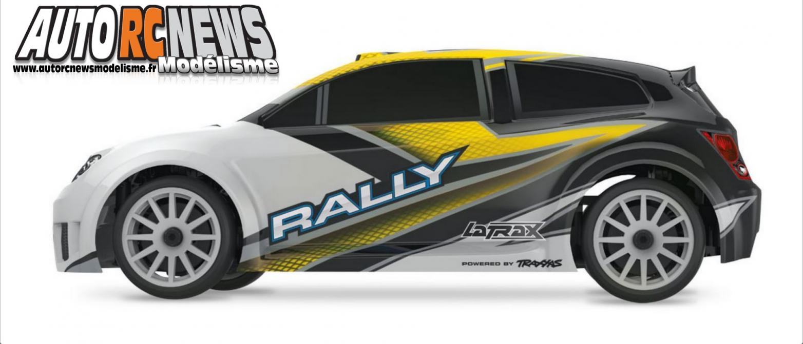 Traxxas LaTrax Rally. nouvelle voiture traxxas de modélisme radiocommandée. voiture à l'échelle 1/18ème avec moteur électrique 370 et accus Ni-Mh. livrée rtr prête à rouler.