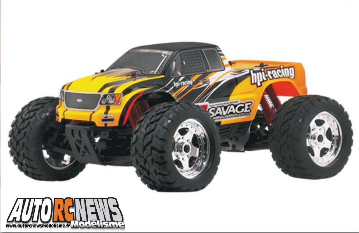 HPI E-Savage RTR. monster truck électrique e-savage de chez hpi propulsé par deux moteurs 550. voiture de modélisme radiocommandé. HPI E-Savage RTR. monster truck électrique e-savage de chez hpi propulsé par deux moteurs 550. voiture de modélisme radiocommandé.