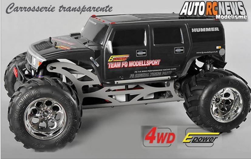 FG M.Hummer WB535E. version monster électrique brushless FG hummer. tout terrain électrique de modélisme radiocommandé. FG M.Hummer WB535E. version monster électrique brushless FG hummer. tout terrain électrique de modélisme radiocommandé.