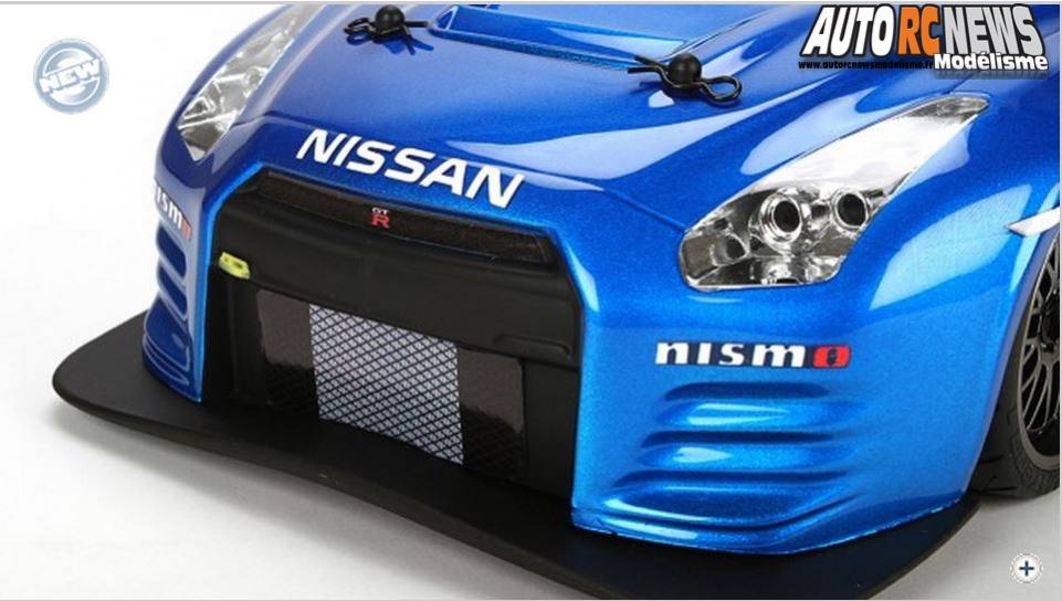 Vaterra Nissan GT-R Nismo GT3. voiture électrique de modélisme radiocommandé.