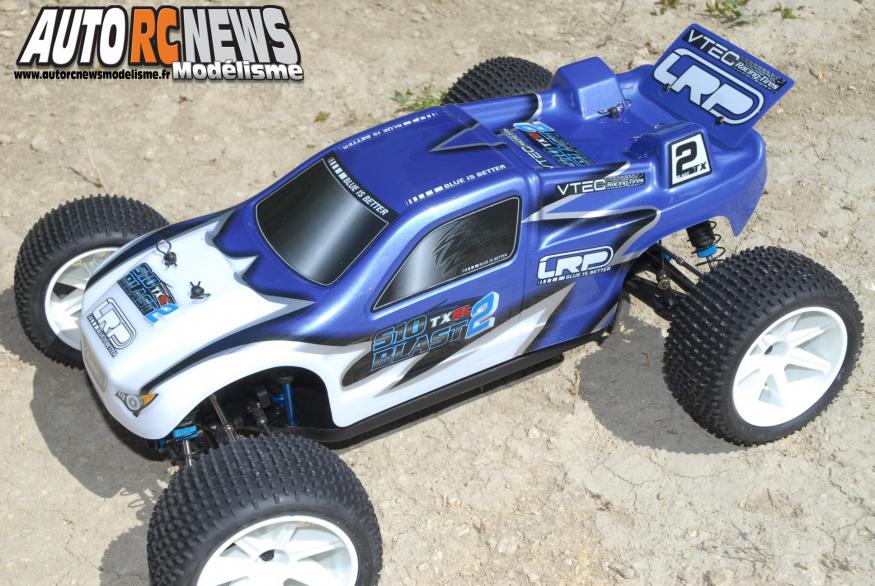 lrp S10 tx bl blast2. nouveau truggy électrique brushless signé lrp. voiture de modélisme radiocommandé.
