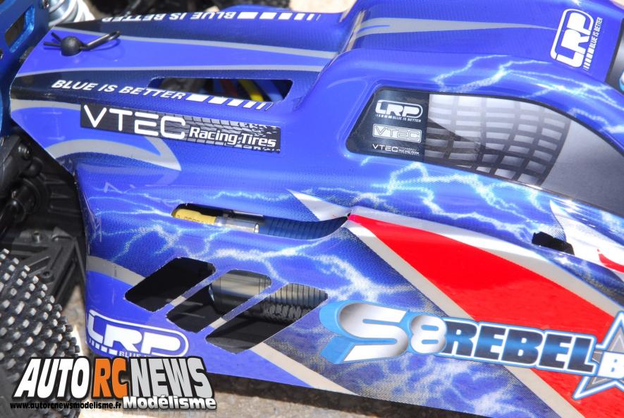 LRP S8 Rebel BXe 2.4 Ghz RTR. nouveau rebel S8 BXe signé lrp. Voiture de modélisme radiocommandé RTR à l'échelle 1/8ème propulsée par un moteur électrique brushless.