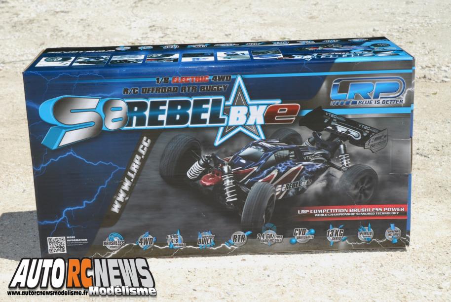 LRP S8 Rebel BXe 2.4 Ghz RTR. nouveau rebel S8 BXe signé lrp. Voiture de modélisme radiocommandé RTR à l'échelle 1/8ème propulsée par un moteur électrique brushless.
