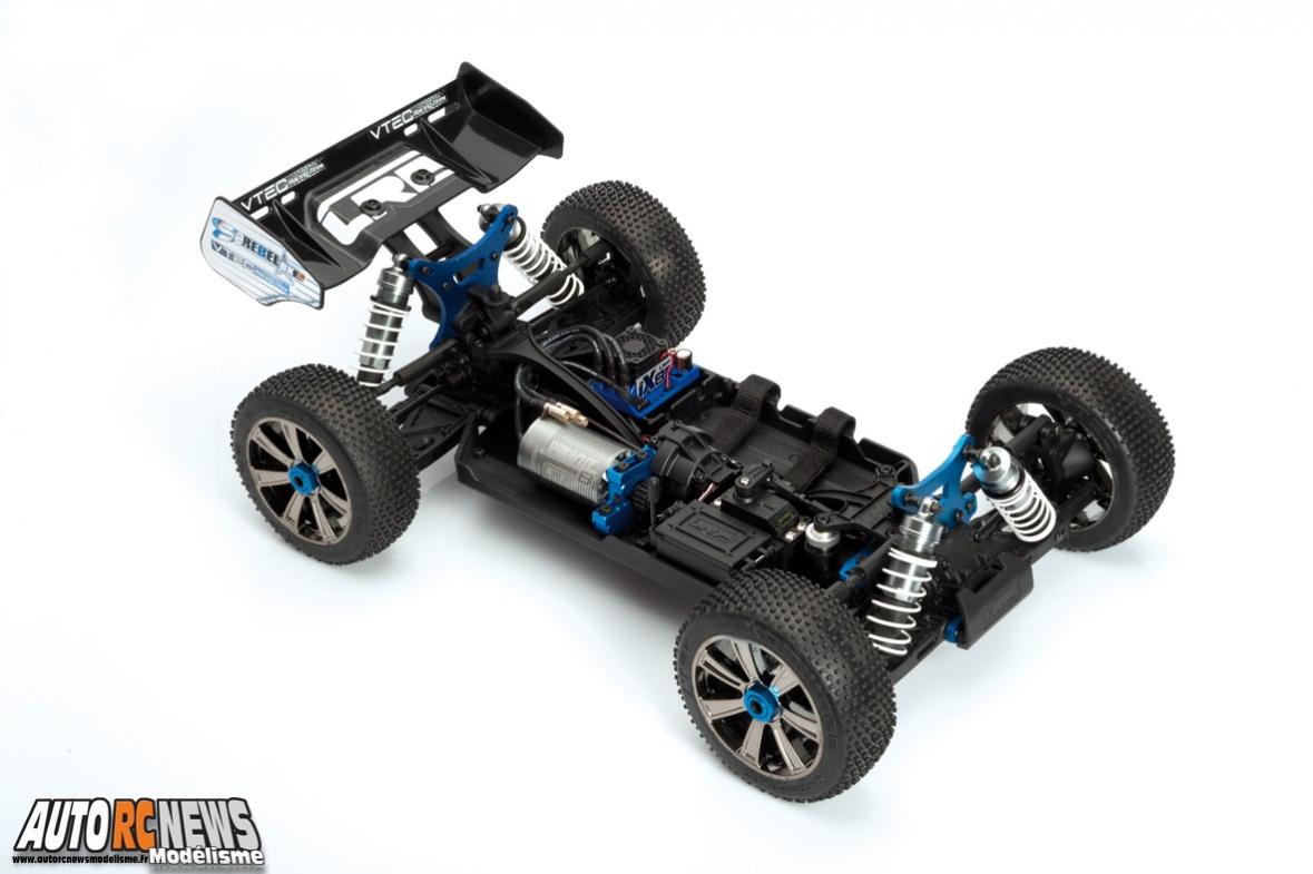 LRP S8 Rebel BXe 2.4 Ghz RTR nouveau rebel S8 BXe signé lrp. Voiture de modélisme radiocommandé RTR à l'échelle 1/8ème propulsée par un moteur électrique brushless.