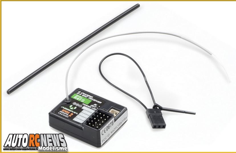 Absima CR4T 2.4 Ghz nouvelle radio absima cr4t en 2,4 ghz avec télémétrie pour le modélisme auto radiocommandé.