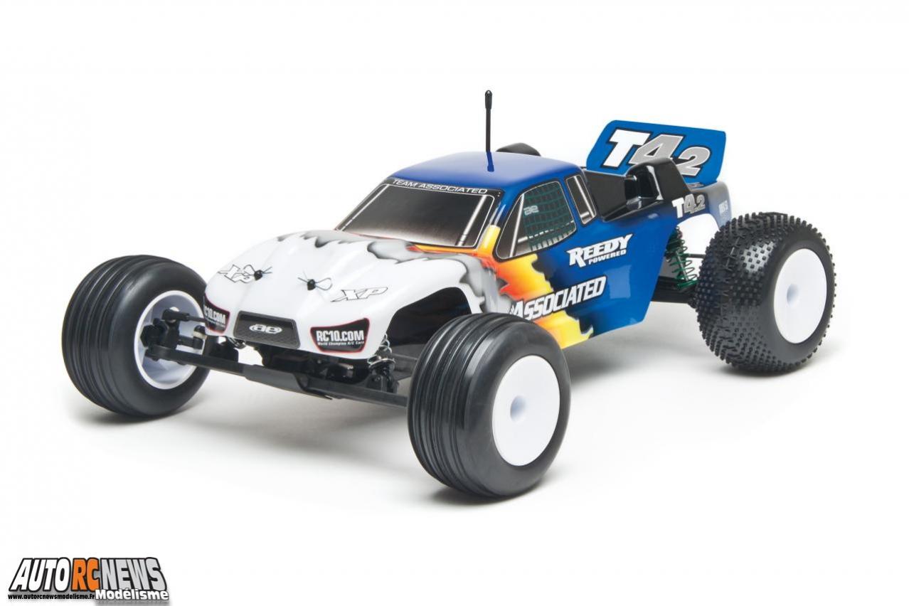 Associated T4.2RS RTR nouvel associated truck 1/10ème électrique 4 x 2 pour le modélisme auto radiocommandé. Associated T4.2RS RTR nouvel associated truck 1/10ème électrique 4 x 2 pour le modélisme auto radiocommandé.