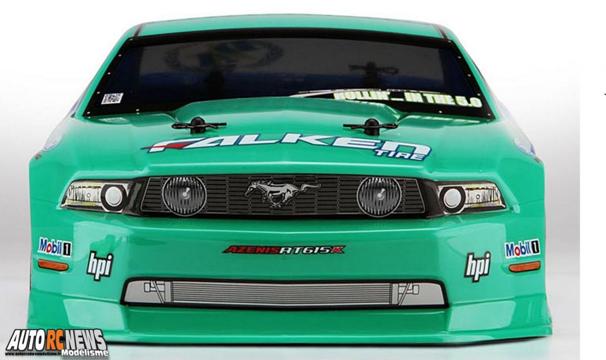 HPI E10 Falken Tire Mustang GT RTR nouvelle hpi de drift à l'échelle 1/10ème pour le modélisme auto radiocommandé.