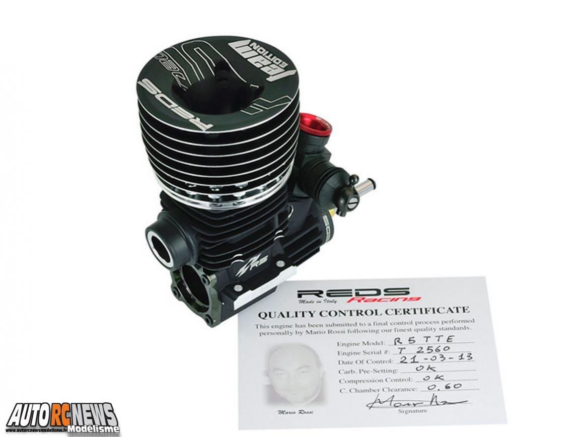 REDS R5T Team Edition 2 nouveau moteur de 3,5 cm3 pour le modélisme auto radiocommandé signé par Mario Rossi. REDS R5T Team Edition 2 nouveau moteur de 3,5 cm3 pour le modélisme auto radiocommandé signé par Mario Rossi.