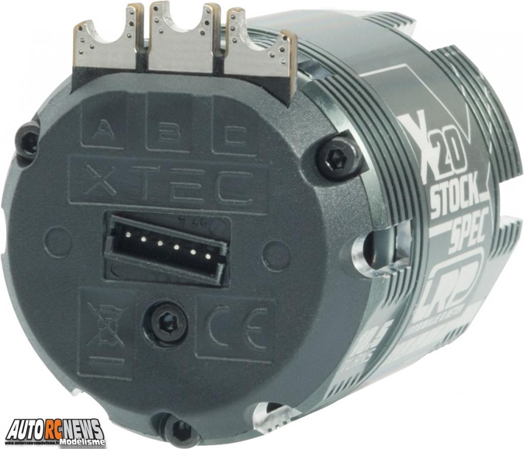 LRP Vector X20 BL StockSpec nouveau moteur électrique brushless signé LRP.Disponible en 10,5 tours, puis 13,5 tours, 17,5 tours et 21,5 tours.