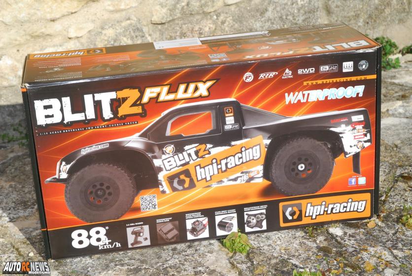 HPI Blitz Flux RTR nouvelle version électrique blitz flux rtr de chez HPI à l'échelle 1/10ème. Short Course de loisir.
