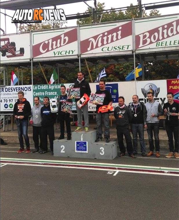 résultats coupe de france piste 1/10 et coupe des ligues piste 1/8 à vichy au club mbvcb les 3 et 4 octobre 2015.