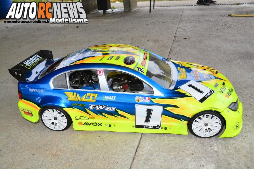 La Mecatech FW01 de Mathieu Brière qui roule avec une préparation hobbycenter.