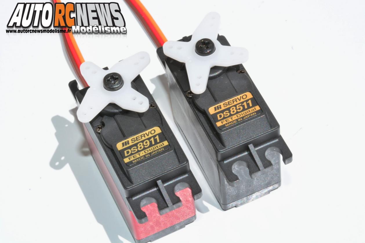 Servo JR Propo DS8511 #jr2111 & JR Propo DS8911 #jr2116 distribués par T2M pour un usage voiture radiocommandées.