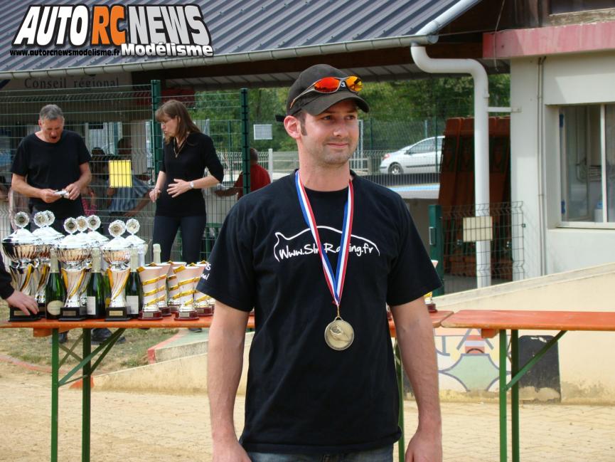 3ème CF Piste 1/5 Elite, National, F1 à Longvic au club mrcl. Victoire de Mathieu Brière en Elite, puis de Jérémy Hervouet en F1 et de Jason Legendre en National.