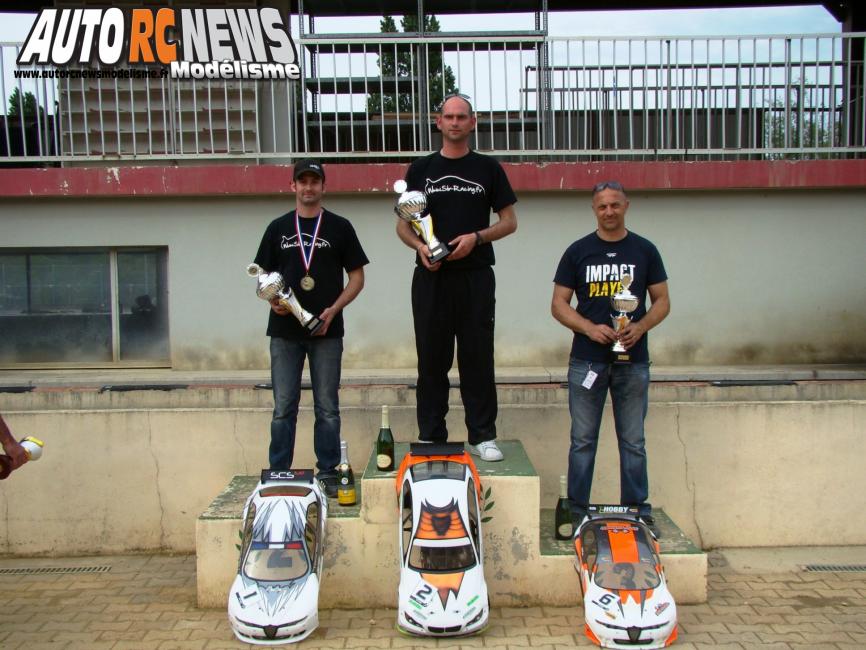 3ème CF Piste 1/5 Elite, National, F1 à Longvic au club mrcl. Victoire de Mathieu Brière en Elite, puis de Jérémy Hervouet en F1 et de Jason Legendre en National.