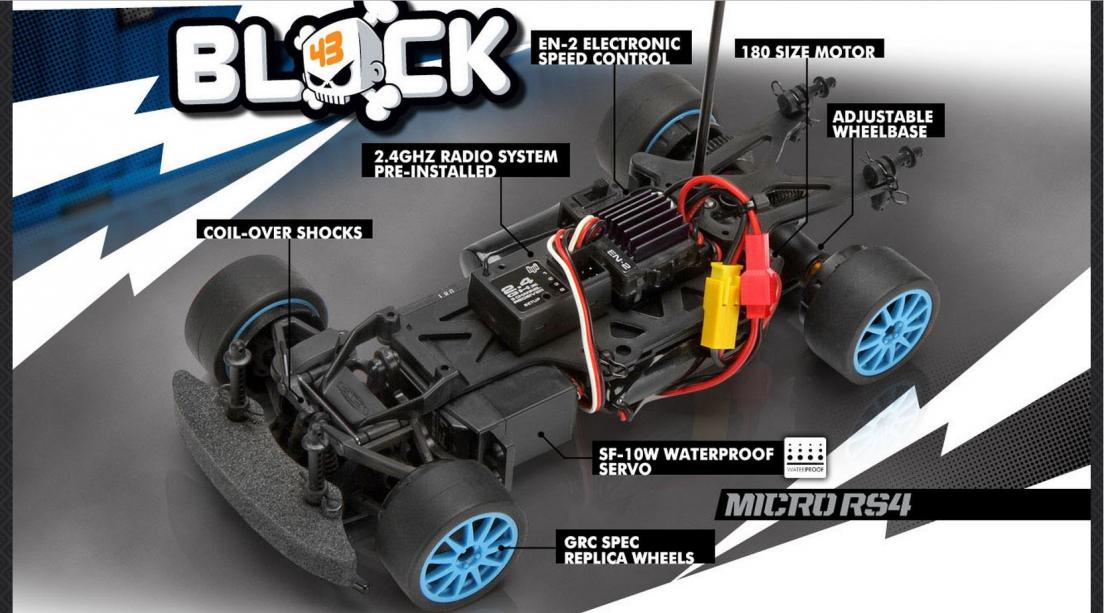 hpi micro rs4 drift rtr. nouvelle version de cette voiture de modélisme radiocommandée électrique signée hpi. voiture de drift justin pawlak réplica à l'échelle 1/18ème.