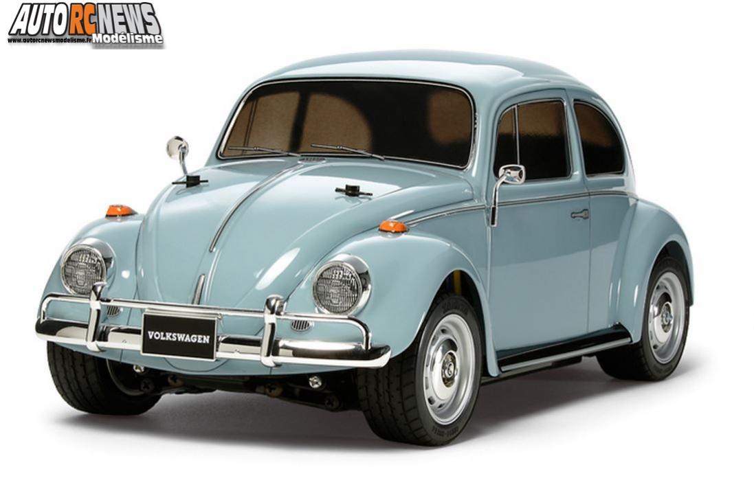 Tamiya Volkswagen Beetle M-06 Châssis. voiture de modélisme radiocommandée. Tamiya Volkswagen Beetle M-06 Châssis. voiture de modélisme radiocommandée.