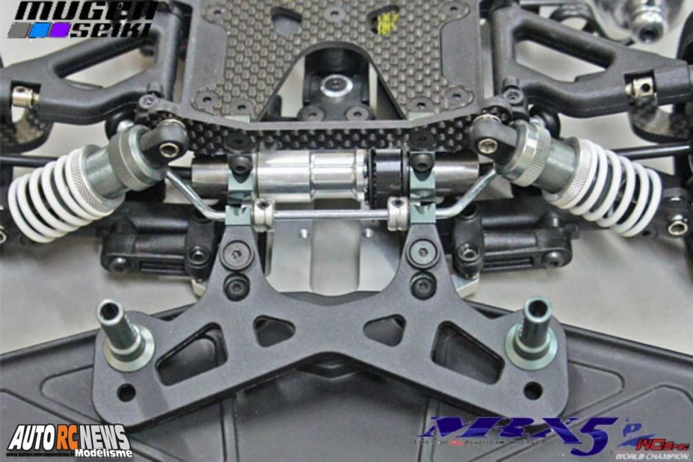 Mugen MRX5 WC-Spec Kit nouvelle évolution MRX5 du châssis piste thermique à l'échelle 1/8ème de modélisme de chez Mugen.