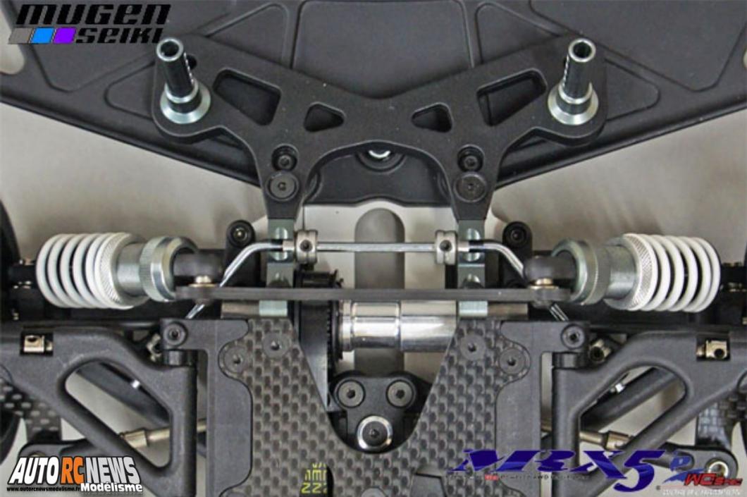 Mugen MRX5 WC-Spec Kit nouvelle évolution MRX5 du châssis piste thermique à l'échelle 1/8ème de modélisme de chez Mugen.