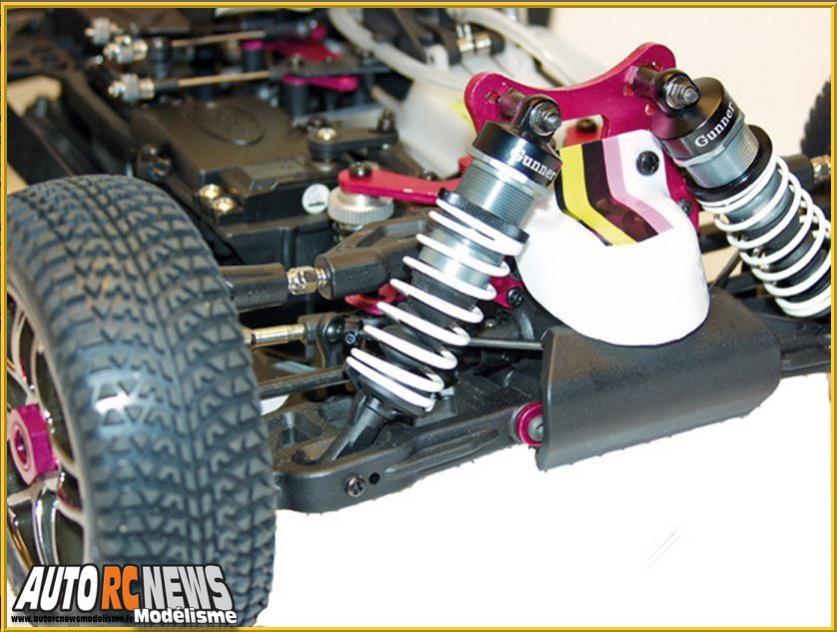Gunner RTR 1/8 MHD Pro voiture de modélisme tout terrain à l'échelle 1/8ème propulsée par un moteur thermique de 3,5 cm3
