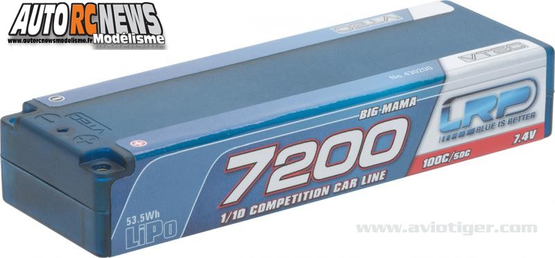LRP Lipo Compétition Car Line nouvelle gamme d'accus li-po lrp 2013 compétition car line pour le 1/10ème et le 1/8ème. Gamme intégrant les modèles big mama et vtec.