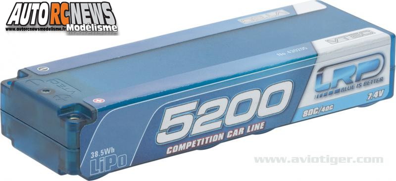 LRP Lipo Compétition Car Line nouvelle gamme d'accus li-po lrp 2013 compétition car line pour le 1/10ème et le 1/8ème. Gamme intégrant les modèles big mama et vtec.