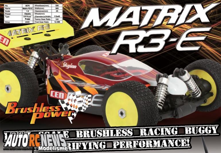 cen matrix r3-E 1/8th scale brushless racing buggy autorcnewsmodelisme.fr nouveau TT 1/8ème brushless 2013 cen matrix r3-E 1/8th scale brushless racing buggy autorcnewsmodelisme.fr nouveau TT 1/8ème brushless 2013