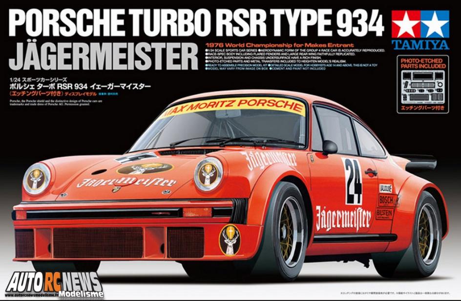 tamiya porsche turbo rsr type 934 jagermeister autorcnewsmodelisme.fr