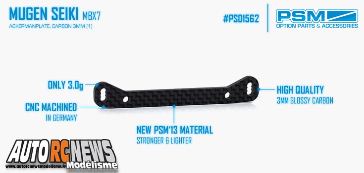 Mugen MBX7 PSM Supports Carbone