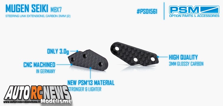 Mugen MBX7 PSM Supports Carbone