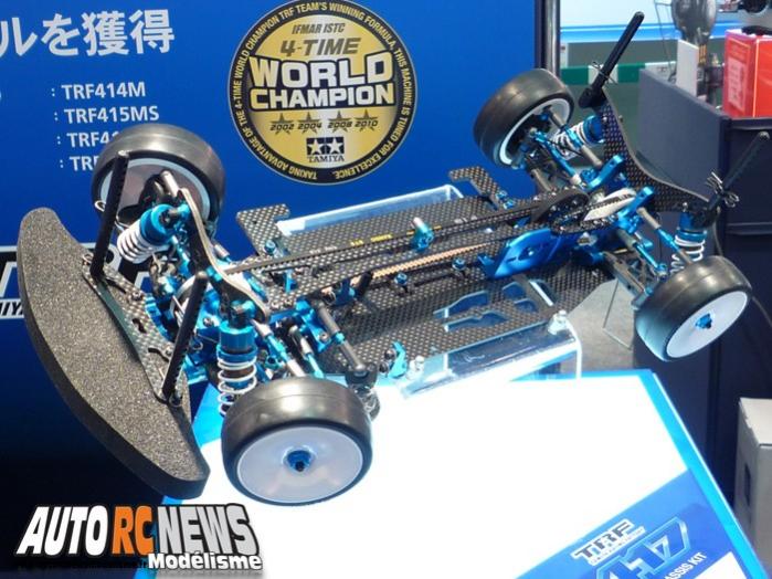 Voici la nouvelle Tamiya TRF 417 WX dont la mécanique de piste électrique se calque sur celle de l'auto qui a remporté le championnat Ifmar 2012. Voici la nouvelle Tamiya TRF 417 WX dont la mécanique de piste électrique se calque sur celle de l'auto qui a remporté le championnat Ifmar 2012.