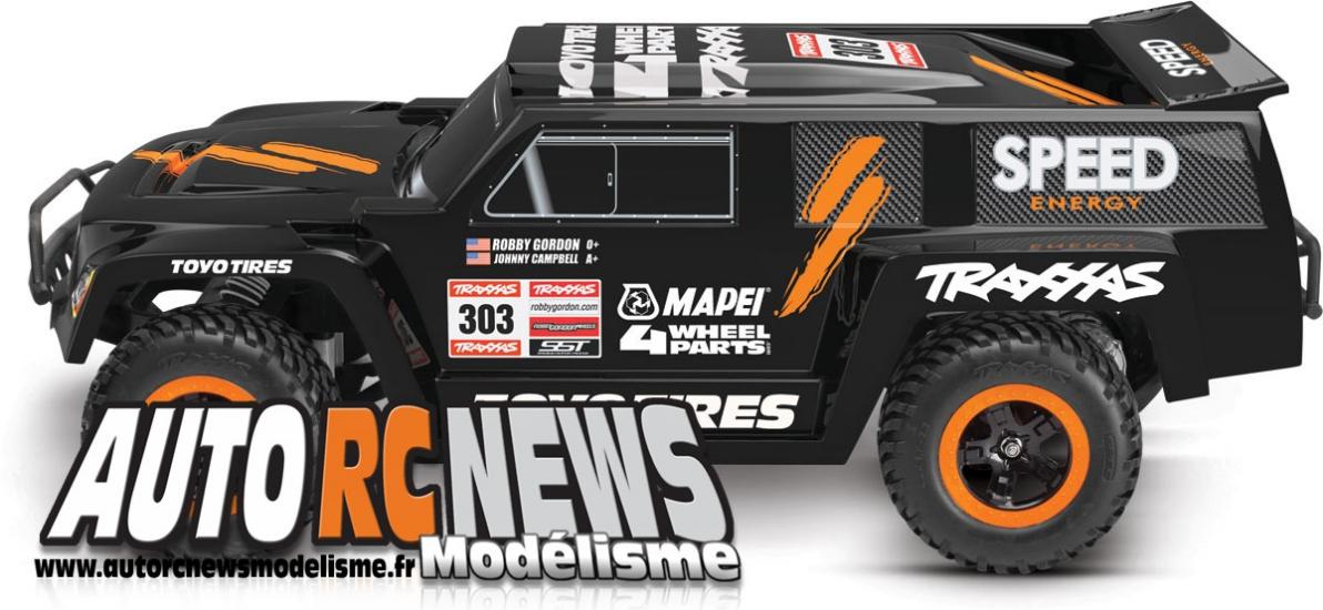 Le nouveau Traxxas Robby Gordon Dakar Edition 4 x 2 - 1/10 BRUSHED - 1/10ème électrique est arrivé chez votre distributeur Français MRC.