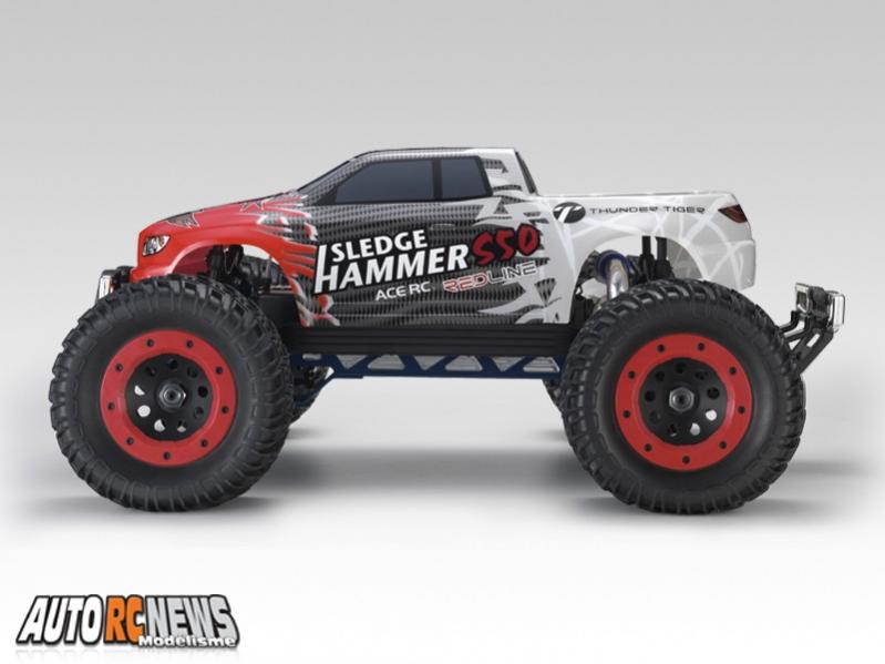 Thunder Tiger se livre à la surenchère permanente depuis l'apparition du tout premier MTA-4. Le furieux monster truck revient en effet sous une nouvelle dénomination baptisée MTA-4 Sledge Hammer S50 SE encore plus bestiale, avec un moteur de 8 cm3 ! Thunder Tiger se livre à la surenchère permanente depuis l'apparition du tout premier MTA-4. Le furieux monster truck revient en effet sous une nouvelle dénomination baptisée MTA-4 Sledge Hammer S50 SE encore plus bestiale, avec un moteur de 8 cm3 !