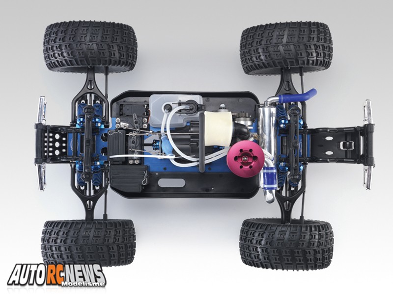 Thunder Tiger se livre à la surenchère permanente depuis l'apparition du tout premier MTA-4. Le furieux monster truck revient en effet sous une nouvelle dénomination baptisée MTA-4 Sledge Hammer S50 SE encore plus bestiale, avec un moteur de 8 cm3 !