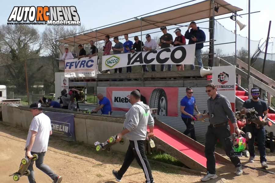 course tt 1/8 open promo brushless à apt club pegase rc racing le 15 avril 2018.