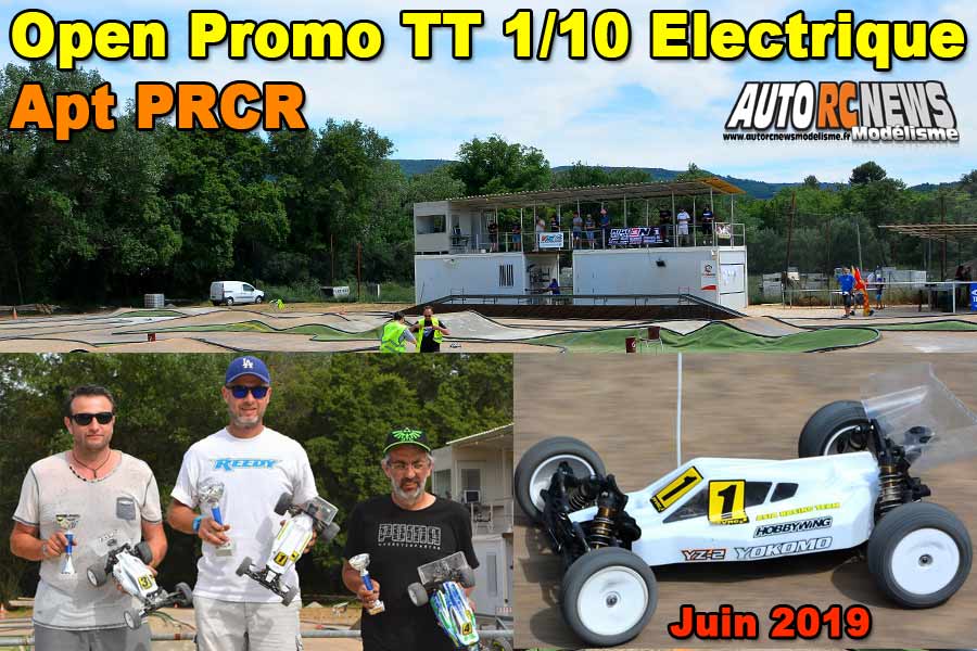 course tt 1/10 électrique open promo à apt club pegase rc racing prcr le 23 juin 2019