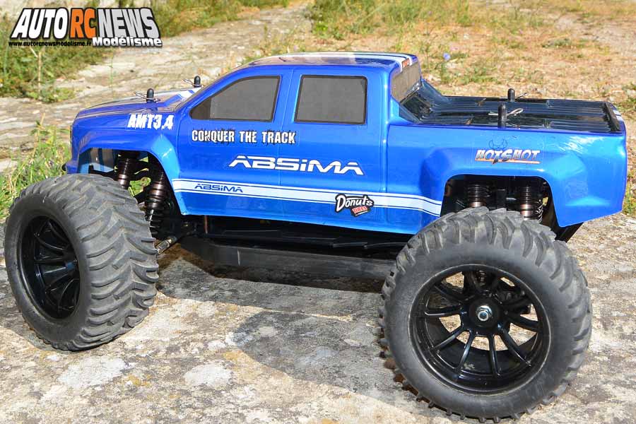 essai truck absima amt3.4 brushless 1/10 rtr réf : 12244 distribuée par gvp racing