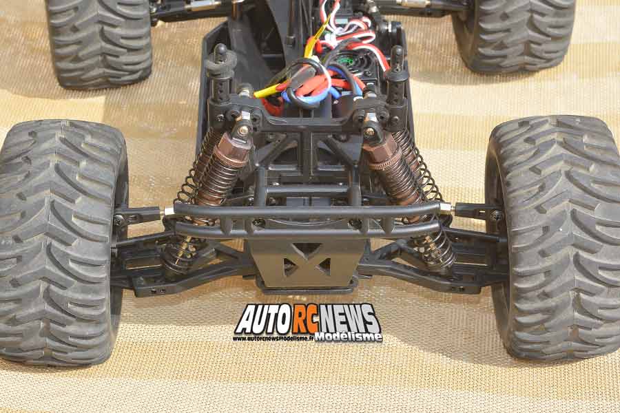 Monster truck radiocommandé 1/10 brushless 4wd amt3.4bl absima 12244