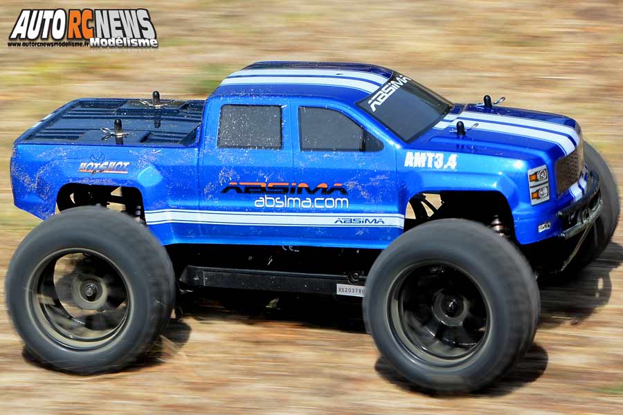 essai truck absima amt3.4 brushless 1/10 rtr réf : 12244 distribuée par gvp racing