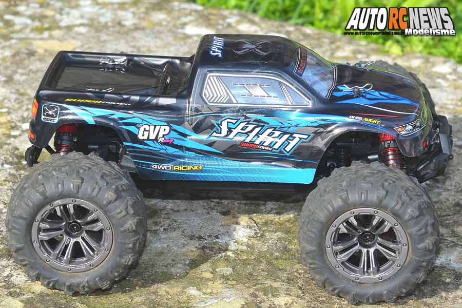 essai monster truck absima high speed 1/16 rtr 4wd réf : 16002 distribué par gvp racing