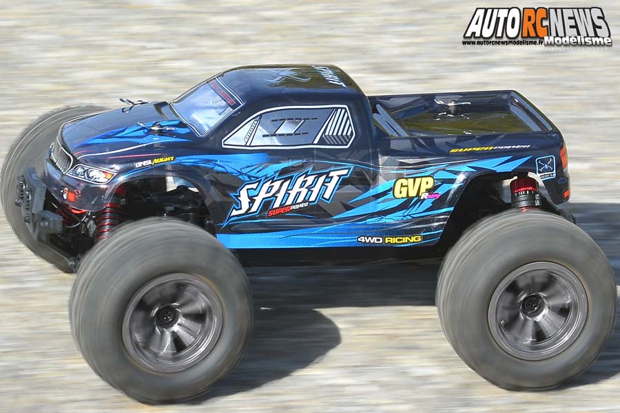 essai monster truck absima high speed 1/16 rtr 4wd réf : 16002 distribué par gvp racing