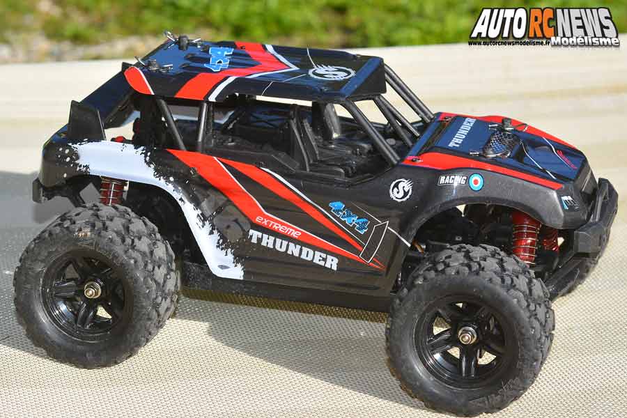 essai monster truck absima thunder high speed 1/18 rtr 4wd réf : 18003 distribué par gvp racing