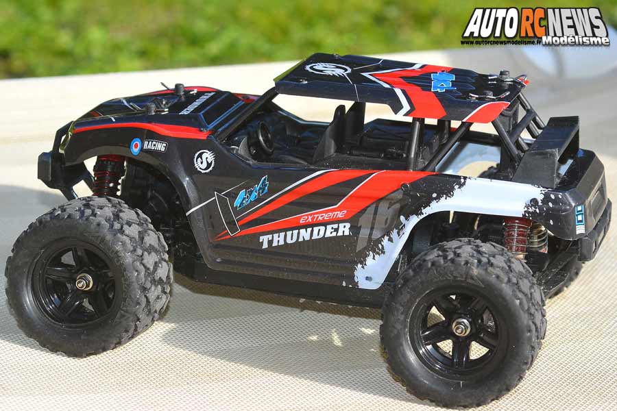 essai monster truck absima thunder high speed 1/18 rtr 4wd réf : 18003 distribué par gvp racing