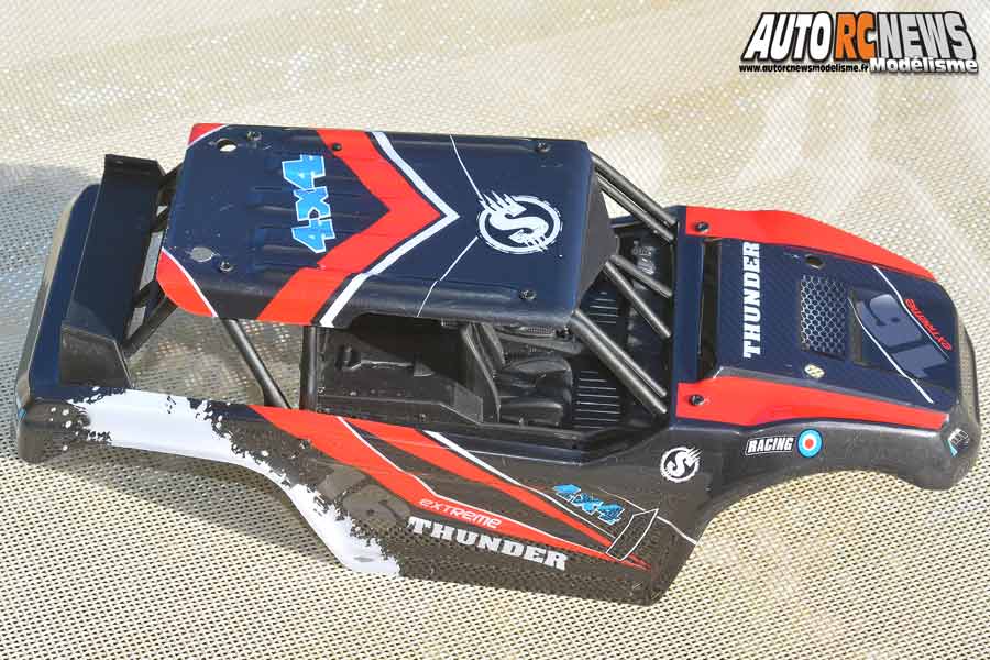 essai monster truck absima thunder high speed 1/18 rtr 4wd réf : 18003 distribué par gvp racing