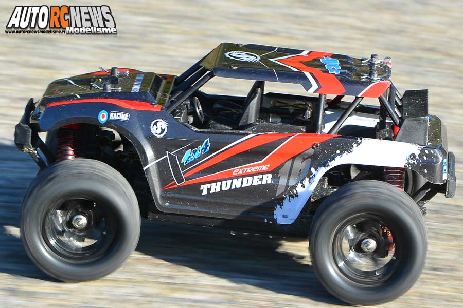 essai monster truck absima thunder high speed 1/18 rtr 4wd réf : 18003 distribué par gvp racing