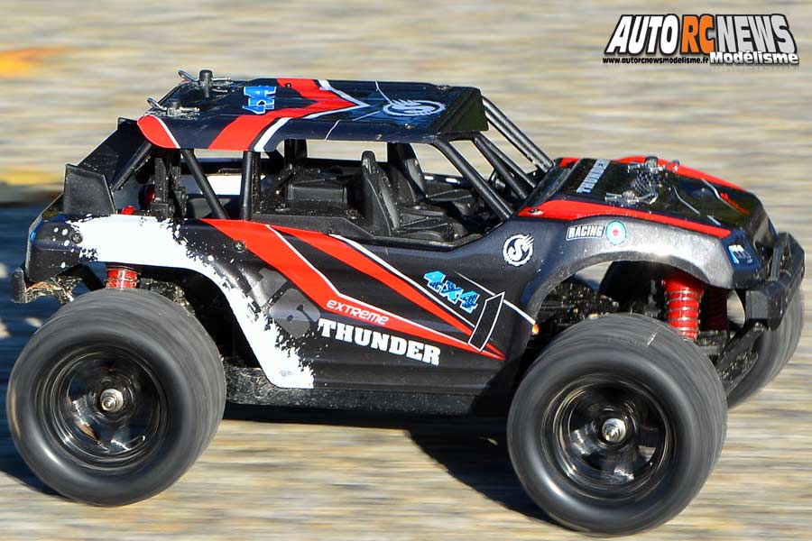 essai monster truck absima thunder high speed 1/18 rtr 4wd réf : 18003 distribué par gvp racing